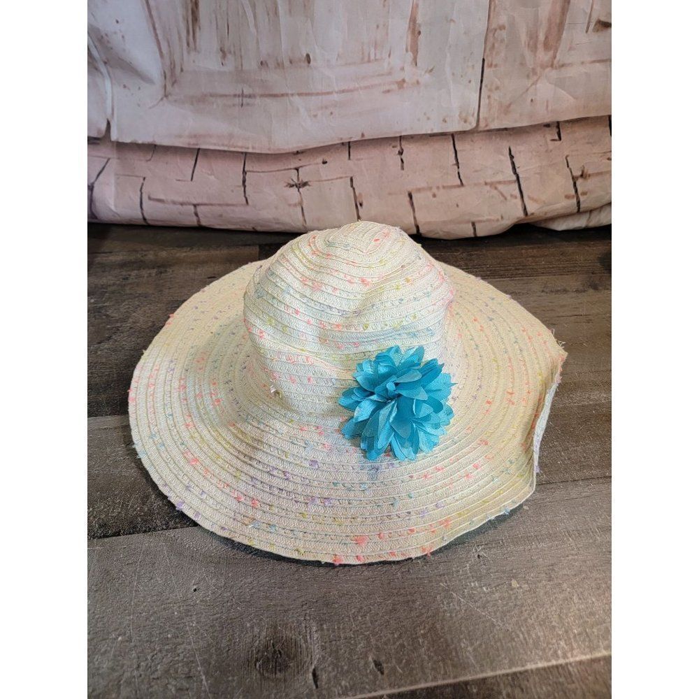 Gymboree Beach multicolored flower hat youth‎